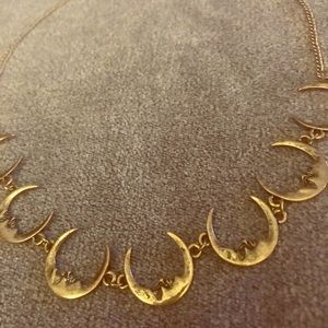 Crescent moon necklace